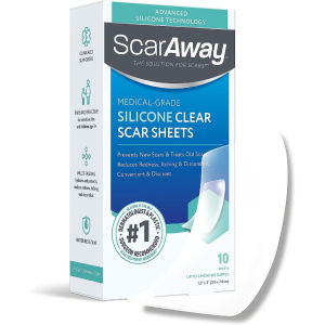 Pure Wellness Outlet ScarAway Advanced Skincare Silicone Scar Gel l Sheets for Face Body Surgical Burn Acne Scar (REUSABLE) l Kids Scar
