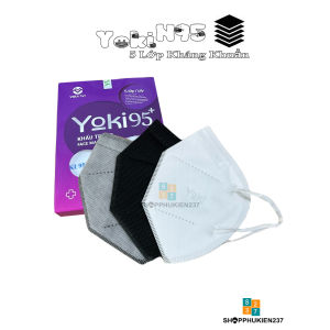 [Set 50 Cái] Khẩu Trang 5 Lớp Yoki N95 Kháng Khuẩn Lọc Bụi Mịn