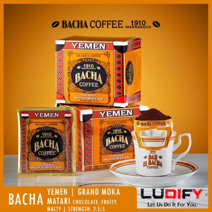 Bacha Coffee Drip Coffee Bag Single Origin Coffee Collection Arabica Coffee 1 sachet
