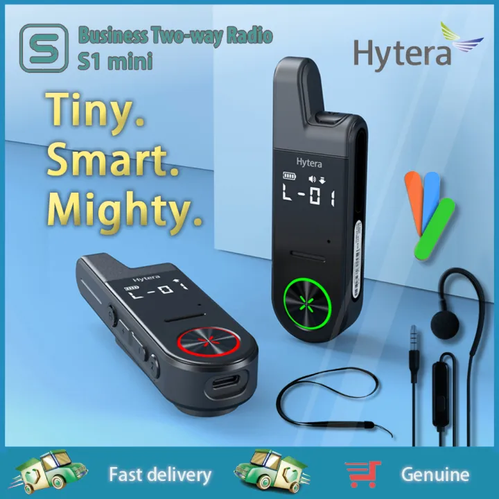 Hytera MINI S1 Portable Mini Walkie Talkie Mini Radio S1 400-470MHz Radio Business Wokie Tokie Two-way Tiny Mighty Radio 对讲机