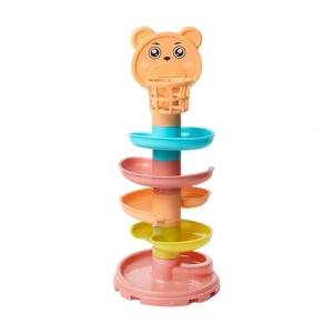 Childrens shoot Track Rotating Music Rolling Ball Stacking Music Toy
