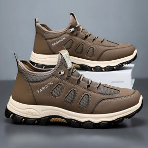 Mens Hiking Shoes Soft Men Sneakers Mesh Breathable Outdoor Running Shoes Wear Resistant Slip on Men Shoes Summer New Zapatillas