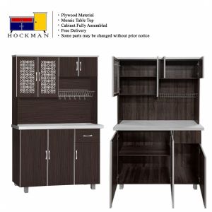 4ft Kitchen Storage Cabinet Wenge Color 6727 / Maple 9727 / Walnut 5727 B Furniture