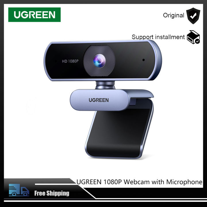 UGREEN 1080P Webcam with Microphone, Full HD USB Web Camera