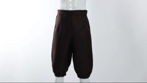 XinNgo Retro Colonial Pants Renaissance Mens Knicker Pants Breeches