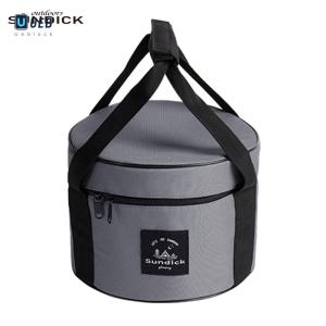 Ueblock✈9/14L Dinnerware Organizers Oxford Cloth Travel Cutlery Carrying Bag Waterproof Camp Bowl Cups Container Cases Bearing 7kg Outdoor Supplies