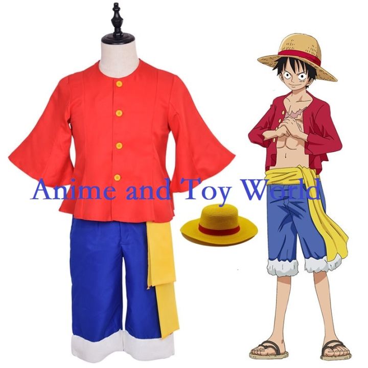 One Piece Luffy Costume Monkey D Luffy New World Costume Outfits ...