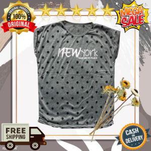 BJ ONLINE-[COD GRATIS ONGKIR] KAOS NEW YORK ABU/ BAJU ATASAN KAOS WANITA MURAH DEWASA KOREA JUMBO OVERSIZE KOREAN STYLE KEKINIAN REMAJA LENGAN PENDEK MURAH MERIAH TERBARU TEBAL BAGUS LUCU OOTD ADEM