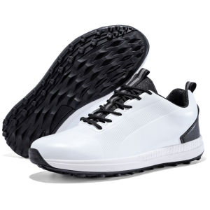 AU New spring and summer golf shoes for men featuring breathable perforated soles anti-slip design and a knob closure suitable for outdoor leisure and sports activities