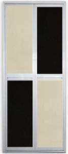 Bi-Fold Door with White Frame (Toilet/ Kitchen/Storeroom)