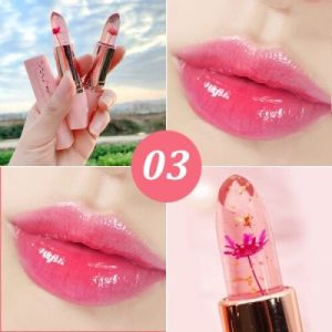 💄 Lip Makeup / Lip Gloss / Lipstick Moisturizing Long-lasting Color Changing Aloe Hydrating Not Fading / Dry Flower Soft Nourishing Lip Color Gold Foil Floral Color Changing Lipstick