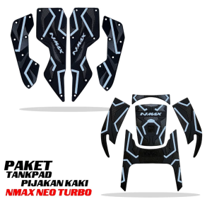 Dozeuscka Karpet dan Tankpad Motor NMAX NEO TURBO TECHMAX Bahan Karet PremiumTebalAnti luntur dan Licin