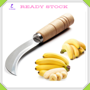 Stainless Steel Banana Knife / Pineapple  Curved Knife / Fruit Knife