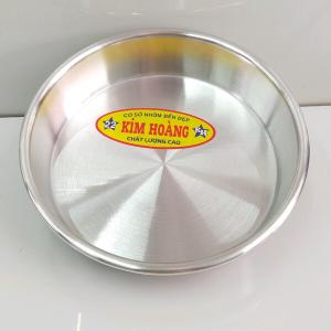 Khay Tròn Nhôm Bơ - Xửng - Khay Nhôm Hấp Thức Ăn Từ 20cm Đến 30cm chiều cao 5cm.