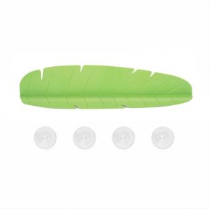 MARISSAWI Waterproof Good Toughness Washing Dishes Kitchen Gadget with Suckers Banana Leaf Shape PP Material Water Splash Guard Sink Accessories Splashproof Baffle Sink Backsplash