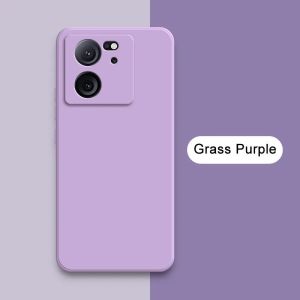 Soft Case Kompatibel Untuk Xiaomi 13T / Xiaomi 13T Pro Liquid Silikon Slim Candy Macaron Bludru