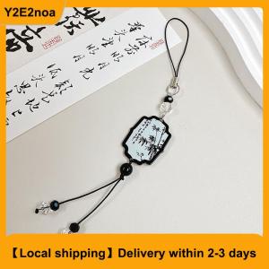 【Local shipping】 Chinese Style Anti-lost Phone Lanyard Retro Tassel Pendant Keychain Bag Charms Backpack Hanging Decoration Fashion Jewelry