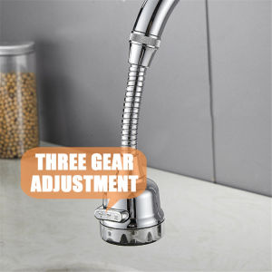 【Shipping in 24 Hours】3 Modes Movable Tap Kitchen Faucet Head 360° Rotatable Faucet Sprayer Head Replacement Anti -Splash Tap Booster Shower And Water Saving