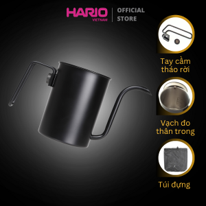 Ấm cổ ngỗng pha cà phê dã ngoại Hario Zebrang Nomad Drip Kettle ZB-NDK-300MB (nhỏ gọn tháo rời)