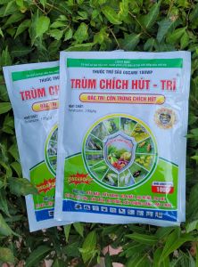 [VTNN TIEN KHOA] Thuốc trừ rầy nâu rầy xanh bọ trĩ bọ phấn TRÙM CHÍCH HÚT 100WP gói 100gram
