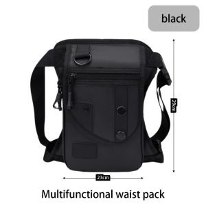 Multifunctional mens bag Sports Fanny Pack Travel leg Bag Mens crossbody bag Storage bag多功能腰包收纳腿包