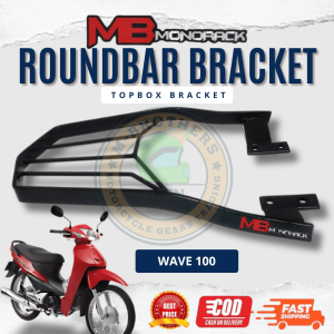 Honda Wave 100 Round Bar MB Monorack Topbox Bracket for Motorcyle