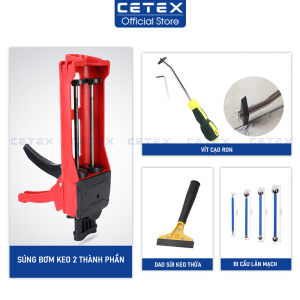 Bộ dụng cụ thi công keo chít mạch chống thấm keo chà ron 2 thành phần 400ml