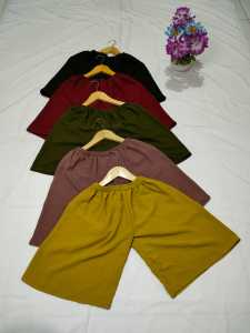 Oneset Nagita Pendek Cringkle Airflow Premium Setelan Nagita Hotpants Cringkel one set  crinkle