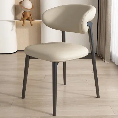 Solid Wood Dining Chairs Household Chairs Restaurant Dining Table Chairs Dresser Chairs Upholstered Backrest