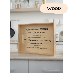 Retro Wooden Tray / Nampan Kayu Kotak Retro