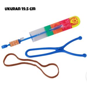 Mainan anak | Ketapel | Ketapel burung | KETAPEL TERBANG Baling Lampu LED Mainan Flash Light Lempar Besar Nyala | 164-Ketapel terbang baling lampu