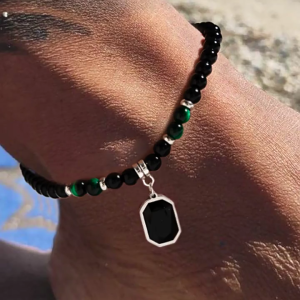 Unique Stone Beaded Charm Anklet Delicate Beaded Anklet Dainty Pendant Foot Chain Anklet Chain for Fashionistas