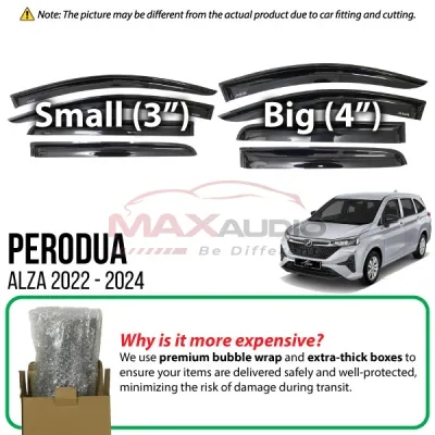 Car Door Visor MYVI AXIA BEZZA ALZA VIVA ARUZ ATIVA KANCIL KELISA KENARI AIR PRESS Window Aksesori Tingkap Kereta