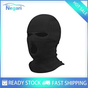 NG Motor✨ COD ✨ Car 1pc Car Seat Cover Masked Person Knitted Headgear Halloween Headrest Cover Decoration Car Anti-theft Warning Accessories