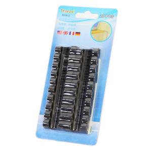 [HCM] VỈ 20C KEO 3M MỚI Nẹp Cố Định Dây Điện Kẹp Giữ Cáp Sạc Nẹp Dây Điện Chống Rối ?Dán Tường TyHome
