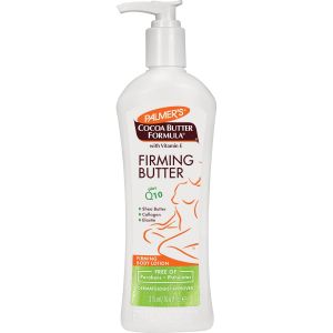 Palmers Cocoa Butter Formula with Vitamin E + Q10 Firming Butter Body Lotion Postpartum Essentials Skin Care Shea Butter Collagen and Elastin 10.6 Fl Oz