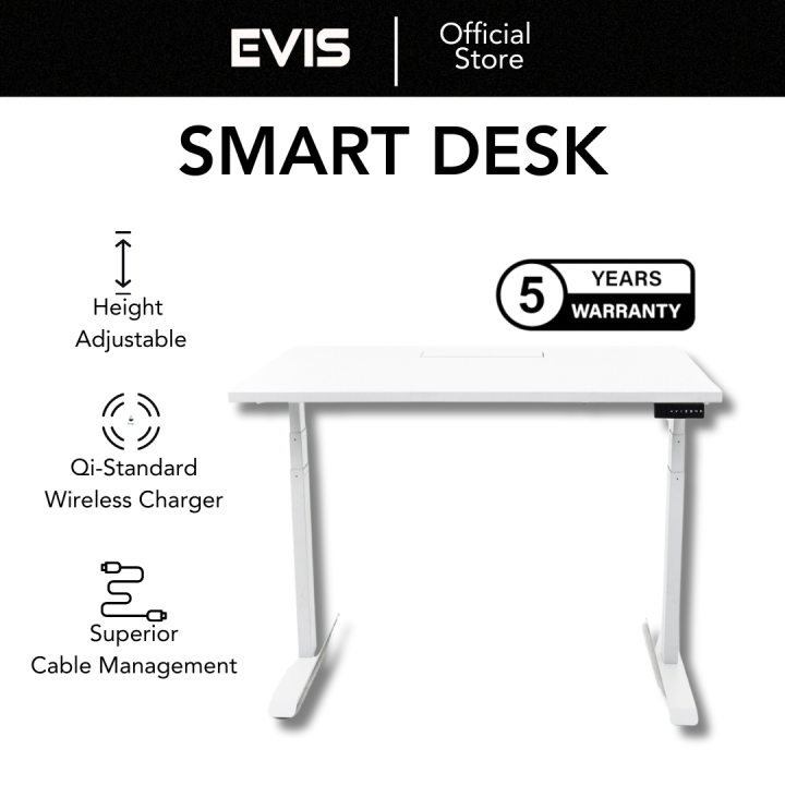 EVIS Smart Desk Electrically Height Adjustable Office Desk with