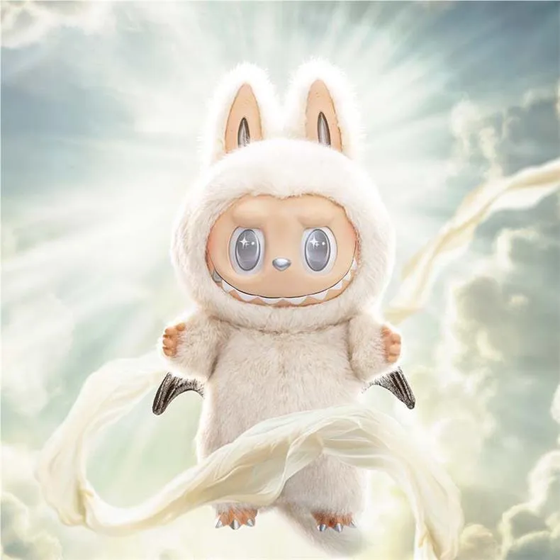 THE MONSTERS ZIMOMO 2.0 ANGEL IN COUDS Plush Doll Smiley