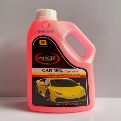 Nước Rửa Xe Bọt Tuyết PALLAS Siêu Bóng 1.5 Lít Hương Dâu Dung Dịch Rửa Xe Ô Tô Xe Máy Siêu Sạch