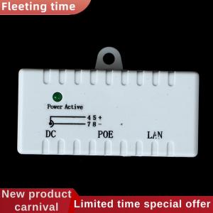 Fleeting time 12V - 48V Passive POE injector for IP Camera VoIP Phone Netwrok AP device