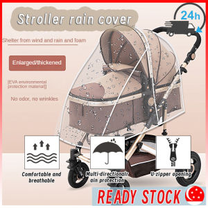 🇸🇬 [In Stock] URSA MART - Universal Large Rain Cover For Baby Pushchair Stroller Pram / Waterproof Baby Stroller Raincover Accessories
