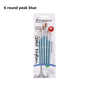 bside.ph 6/12 pcs High Quality Professional Neon Colored Artist Brush