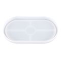 Mold Resin Coaster Oval/Cetakan Resin Coaster Oval/Oval Coaster Mold/Resin Epoksi Bentuk Oval. 