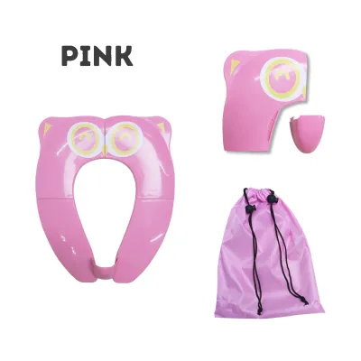 Childrens Foldable Assisted Toilet Seat Pad Portable Travel Potty
