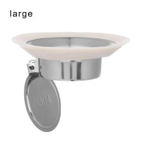 304 Stainless Steel Toilet Drain Odor Stopper Bathroom Sewer Toilet Deodorant Anti Smell Anti Insect Anti Blocking Cover