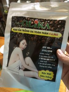 Tắm Trắng Cà Phê Cao Cấp Tắm trắng body siêu trắng 250g