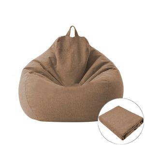 EO4MD Lazy without Filler BeanBag Case Seat Chairs Furniture Sofas Cover Tatami Covers Bean Bag Cover Pouf  Puff Couch