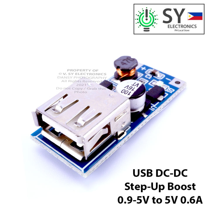 Lot 12 Convertisseurs Step-Up Youmile 0.9V-5V Vers 5V USB - Module Élévateur Tension 600MA