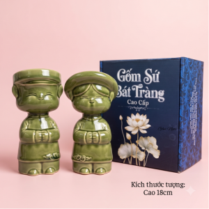 Tượng UYÊN ƯƠNG HẠNH PHÚC gốm sứ Bát Tràng Tượng decor đám cưới Quà tặng Gốm sứ GN