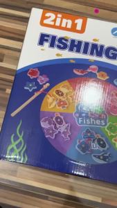 EducratePH 2-in-1 Magnetic Fishing Toy Color Matching & Shape Pairing Game